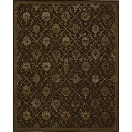 NOURISON Regal Area Rug Collection Chocolate 3 Ft 9 In. X 5 Ft 9 In. Rectangle 99446055156